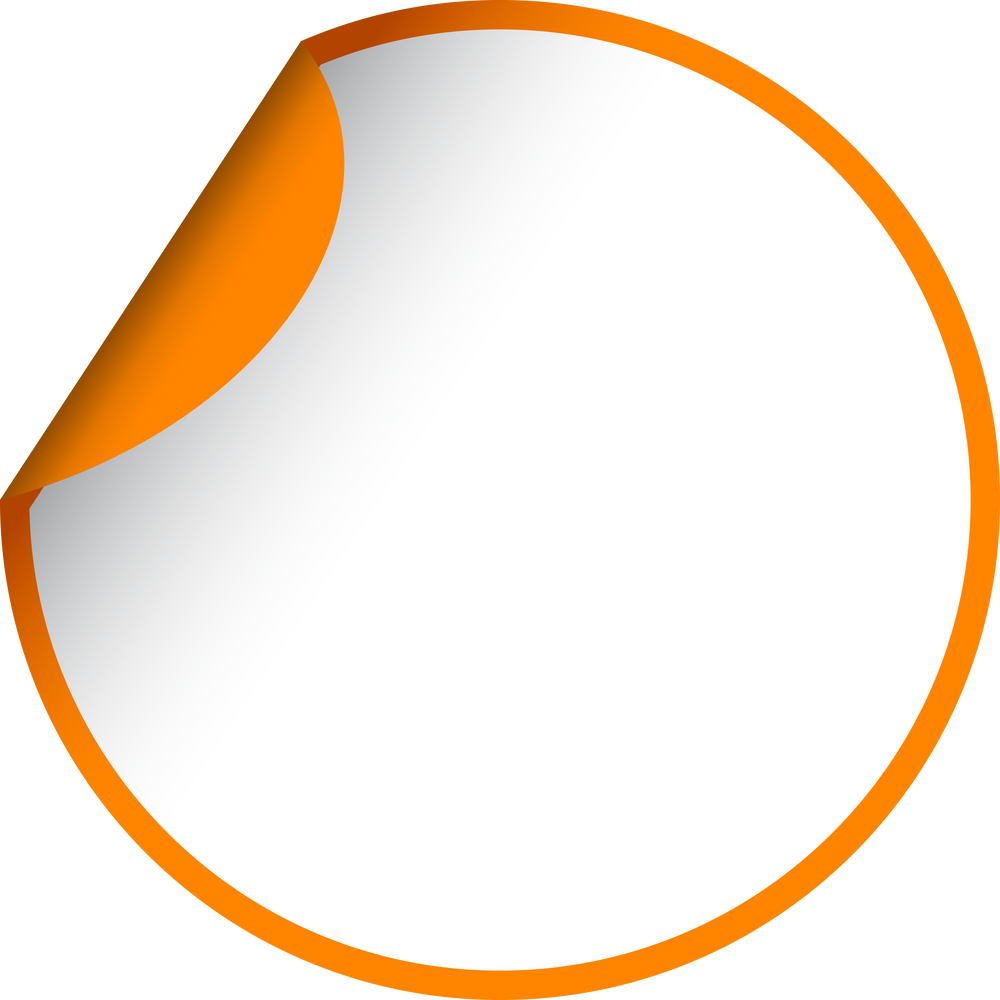 label orange sticker for tag discount